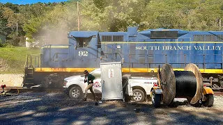 SBVR Train Hits Truck After it Narrowly Avoids Railfans