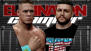 WWE 2K15 John Cena vs Kevin Owens (WWE Elimination Chamber 2015)