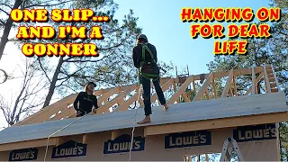 A LONG FALL DOWN!  | work, couple builds, tiny house, homesteading off-grid, rv life, rv living |