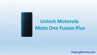 How to Unlock Motorola Moto One Fusion Plus - When Forgot Password