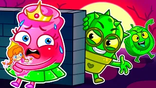 🧟Zombie VS Princess 👸 Zombie is Coming Song 😱 || VocaVoca Karaoke 🥑🎶