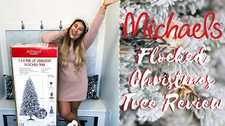 UNBOXING & REVIEW Michael's Flocked Christmas Tree 2019