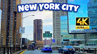 4k Driving Tour Manhattan : New York City To Lower East Side