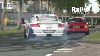 997 GT3 overtakes and perfect powerslide - great sound