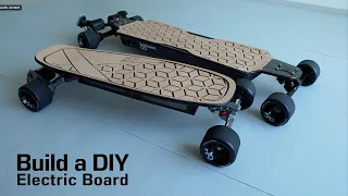 #216 Build a DIY mini E-board / Satisfactory build (feat. Flipsky, Acedeck, Omni, Tynee, Mad wheelz)