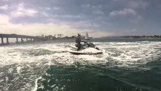 Jetski fun with gopro - Mission Bay, California