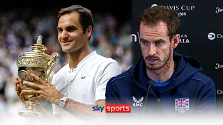 "It's incredible what he achieved!" 🙌 | Andy Murray reacts to Roger Federer's retirement