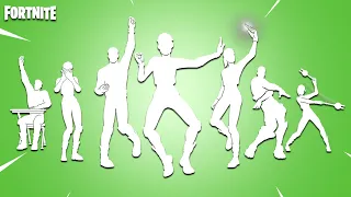 All Popular Fortnite Dances & Emotes! (Wind Up, Bust a Move, Beatzbunny, Click Flash, Boy's a Liar)