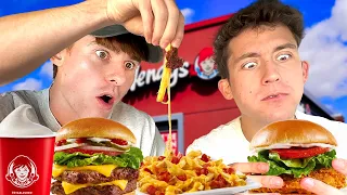 Brits try Wendy's for the first time!!