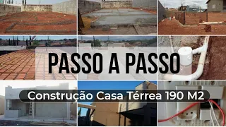 PASSO A PASSO DA CONSTRUÇÃO DE UMA RESIDENCIA-CASA TÉRREA 190 METROS QUADRADOS-dica-construção civil