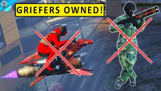 Griefers get ANNIHILATED on GTA Online! (Part 2/2)