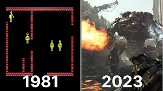 Evolution of Wolfenstein Games 1981-2023