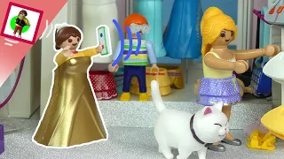 Playmobil Film "Greta zieht heimlich das teure Kleid von Frau Schick an!" Familie Jansen/ Kinderfilm