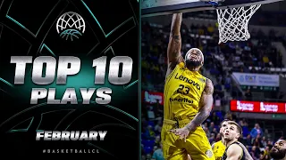 TOP 10 PLAYS | February | Basketball Champions League 2022-23