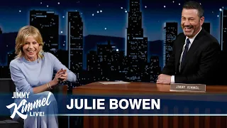 Julie Bowen on Guest Hosting Kimmel, MAYBE Causing Jacob Elordi’s Break Up & New Podcast Quitters