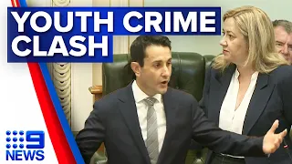 Government and Opposition clash over new youth crime laws | 9 News Australia