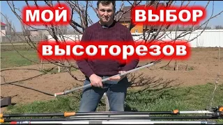 Мой ВЫБОР ВЫСОТОРЕЗОВ для ухода за САДОМ.