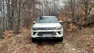 The end of winter   SsangYong Korando, off road trial