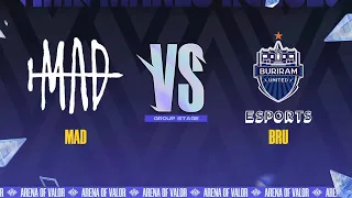 MAD vs BRU Game 2 I AIC 2021 Group Stage Day 3 I Buriram United vs MAD Team Full Game