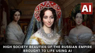 High Society Beauties of the Russian Empire Brought To Life Using AI