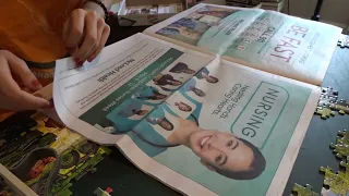 Newspaper Page Turning |ASMR| No Talking