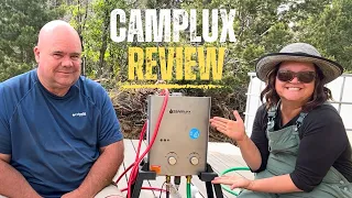 Afraid of Heights!!! / Camplux Tankless Water Heater Review