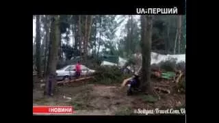 Вночі на Волині пройшли сильні дощі з потужним вітром