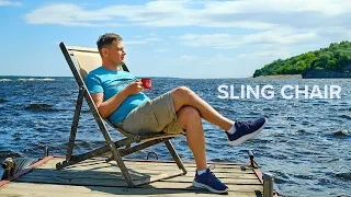 📌 Plywood Sling Lounge Chair - MAY DIY