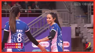 Samantha Bricio | Jiangsu vs Shanghai | China Volleyball League 2023/24 | Round 14