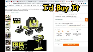 A Really Good Ryobi Deal