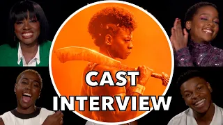 THE WOMAN KING Cast Interview | Viola Davis, Lashana Lynch, John Boyega, Thuso Mbedu, Sheila Atim