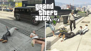 GTA 5 : Franklin jumping on people for 2 Minutes Straight || Fails & Funny Moments