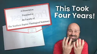 Seminary PhD: Here's what it takes. Could you write a dissertation?