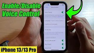 iPhone 13/13 Pro: How to Enable/Disable Voice Control
