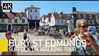 4k Bury St Edmunds Town Centre walk | What's it like?