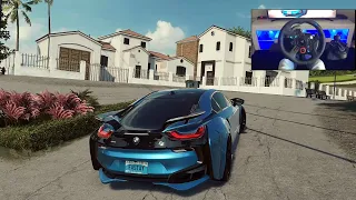 NFS HEAT BMW I8 - LOGITECH G29 gameplay