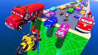 GTAV SPIDER-MAN 2, FIVE NIGHTS AT FREDDY'S, THE AMAZING DIGITAL CIRCUS Join in Epic New Stunt Racing