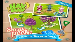 Hay Day March 2020 Update - Sneak Peek #2 - Custom Decorations Upgrade & Blueprint