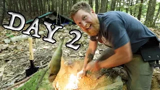 Catch and cook my first fish and Fire In Patagonia on Day 2 (87 DAYS Episode 3 )