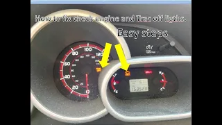 How to fix check engine & trac off lights on Toyota corolla matrix