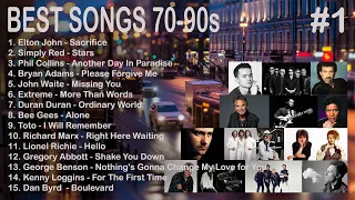 Lagu Barat Pria Yang Paling Populer Tahun 70an 80an 90án - MOST OLD BEAUTIFUL SONGS OF 70S 80S 90S