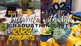 🎓GRADUATION PARTY DECORATE WITH ME💡Ideas - Tips - Food - Decorations FOR THE BEST party!