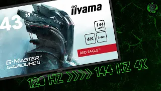 Passer de 120 Hz à 144 Hz sur l'écran IIYAMA G-MASTER G4380UHSU-B1