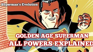 The Very First SUPERMAN to exist? 😳 | Golden age superman powers explained | #superman #dc