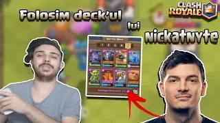 JUCAM CU DECK'UL LUI NICKATNYTE !! Clash Royale Romania !!