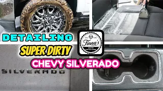 Deep Clean Detailing HUGE and DIRTY Chevy Silverado || Full Interior and Exterior Detail