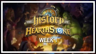 THE HISTORY OF HEARTHSTONE, Week 1 [Full VOD] — A six-week online tournament of nostalgia