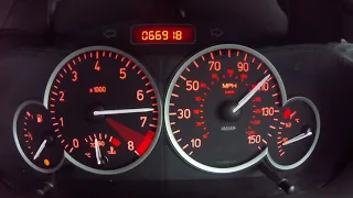 206 GTI 180 stock Acceleration 0 - 125mph