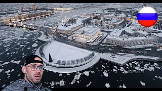 REACTION to НОВОГОДНИЙ САНКТ-ПЕТЕРБУРГ - 2018 - SKYSLANT. New Years in St Petersburg aerial.