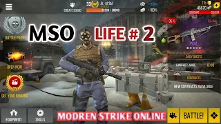 MSO LIFE #2 | MODERN STRIKE ONLINE | FASTEST PLAYER | 25 KILLS